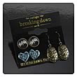 Twilight Breaking Dawn Part 2 Edward Earrings 3-Pack